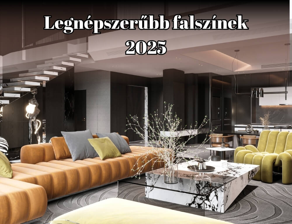 Ezek a legnépszerűbb falszínek 2025-ben – Lakberendezési trendek
